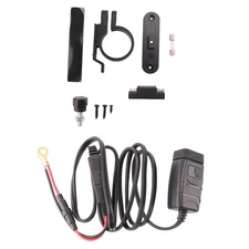 QC3.0 Motorcycle USB + Type-C Charger Waterproof Cell Fast Charger Au8055-