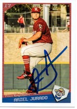 Ariel Jurado 2017 Frisco RoughRiders Signed Card