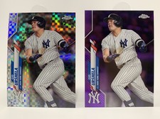 Gio Urshela 2020 Topps Chrome Lot 1x-Purple 233/299 1x-Xfractor 1x-Base #34