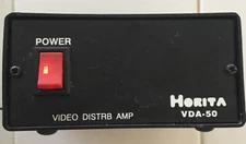 Horita VDA-50 Black Video Distribution Amplifier Output:12V DC 150 150Am ———-9