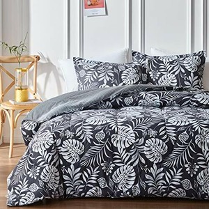 Uozzi Bedding Dark Gray Queen Comforter Set Reversible Down Alternative Comfo eBay Uozzi Bedding Dark Gray Queen Comforter Set Reversible Down Alternative Comfo eBay