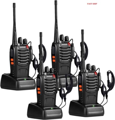 #ad #ad Walkie Talkies Long Range for Adults with Earpieces16Channel Walky Talky 4 pack $46.95