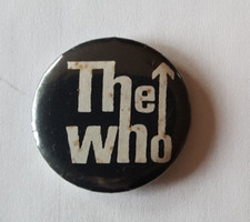 THE WHO Button Pinback RARE 1979 Mod Logo 1.25" Collectable Classic Rock