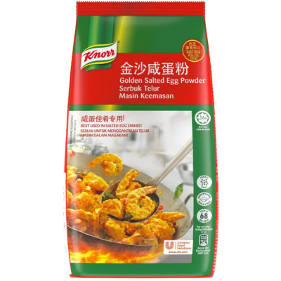 1 Pack 800g Knorr Golden Salted Egg Powder From Real Eggs Original (Halal)