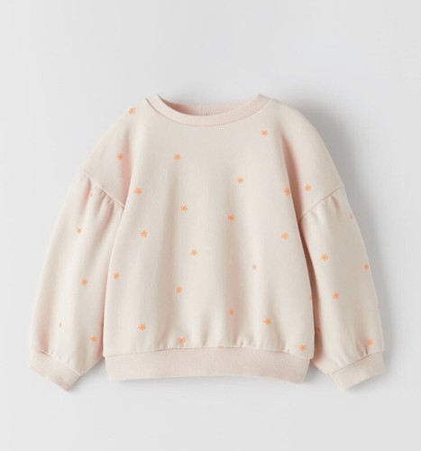 NWT Zara Kid Toddler Girl Pink Orange 
