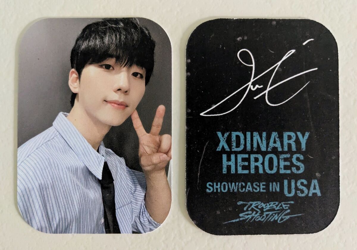 Xdinary Heroes photocard-- VIP Troubleshooting showcase in Xdinary Heroes photocard-- VIP Troubleshooting showcase in