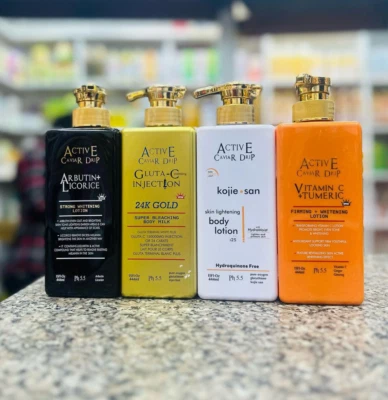 ACTIVE CAVIAR DRIP WHITENING LOTION 444ML WITH SPF50/OIL 100ML/FACE CREAM