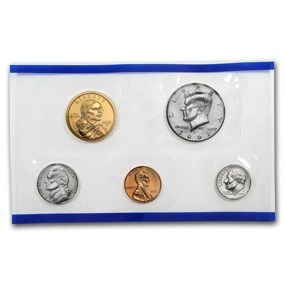 2003 United States US Mint 20 Coin P & D Uncirculated Coin Set State Quarters - Image 2 of 3