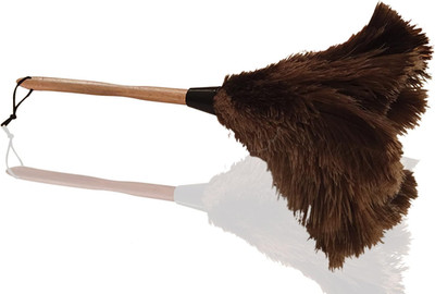 50Cm 20'' Premium Quality Genuine Ostrich Feather Duster   Attracts Dust Particl
