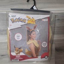 Costume Pok mon Eevee Accessory Kit Headband Ears Tail Collar Brown Polyester