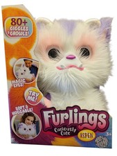 Furlings Aspen - 13" Interactive Yeti Plush Toy, 80 Sounds  Animations