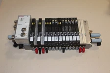 Aventics (Bosch Rexroth) R480035708, 16-module pneumatic valve block HF03/HF02