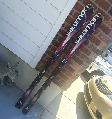 Salomon LX750 Powerline 176cm Skis w/ Bindings 123/76/105 R15