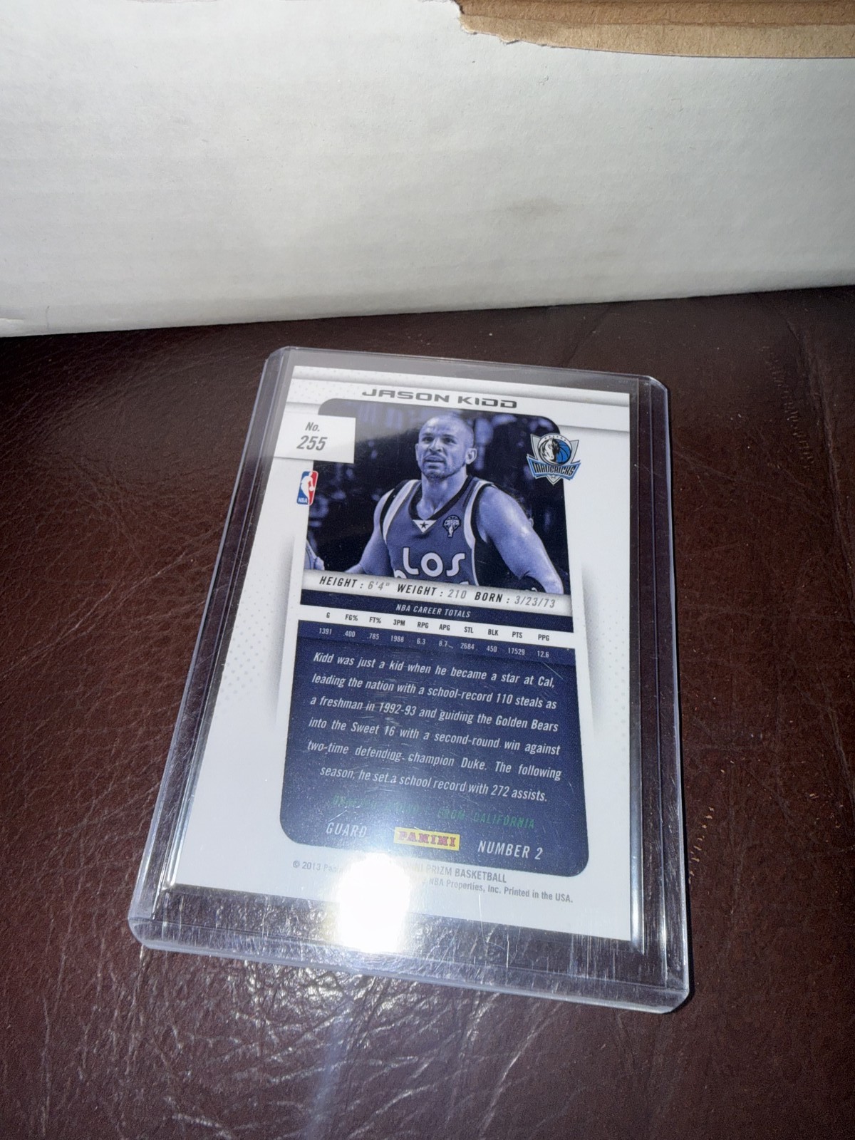 2013 Panini Prizm #255 Jason Kidd