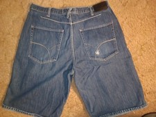VTG Sean John Jean Shorts Men 38 Denim Jorts Baggy Skate Street Wear Y2K Hip Hop