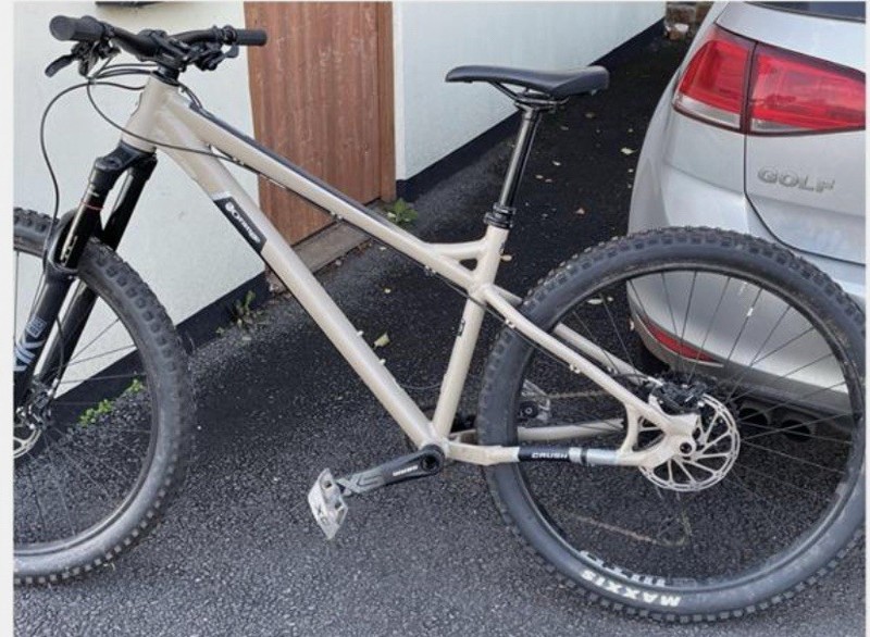 Orange Crush Pro mountain bike, 2022, medium size, immaculate condition