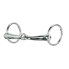 Weaver Leather Pony Snaffle Bit - Nickel Plated, 4  Mouth