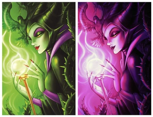 DISNEY VILLAINS: MALEFICENT #5 • Anna Zhuo Exclusive Virgin Variant Cover Set