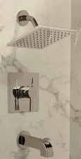   Glacier Bay Modern Single-Handle Tub  Shower Set, Chrome,   Read Below  
