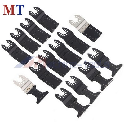 Fit For Wood Metal Cutter 14 Pieces Oscillating Multi Tool Blades Saw Blade