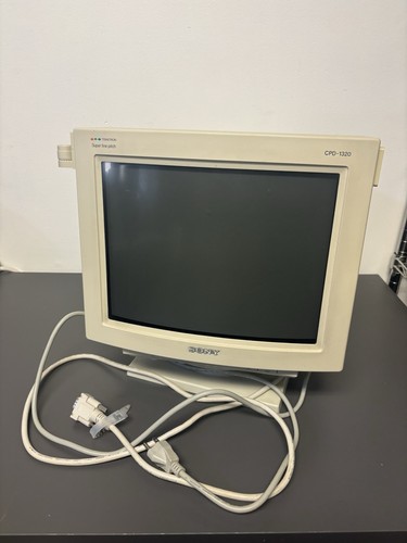 Sony Trinitron CDP-1320 Character Display VGA Monitor Only 120V AC, 50-60Hz 1.2A