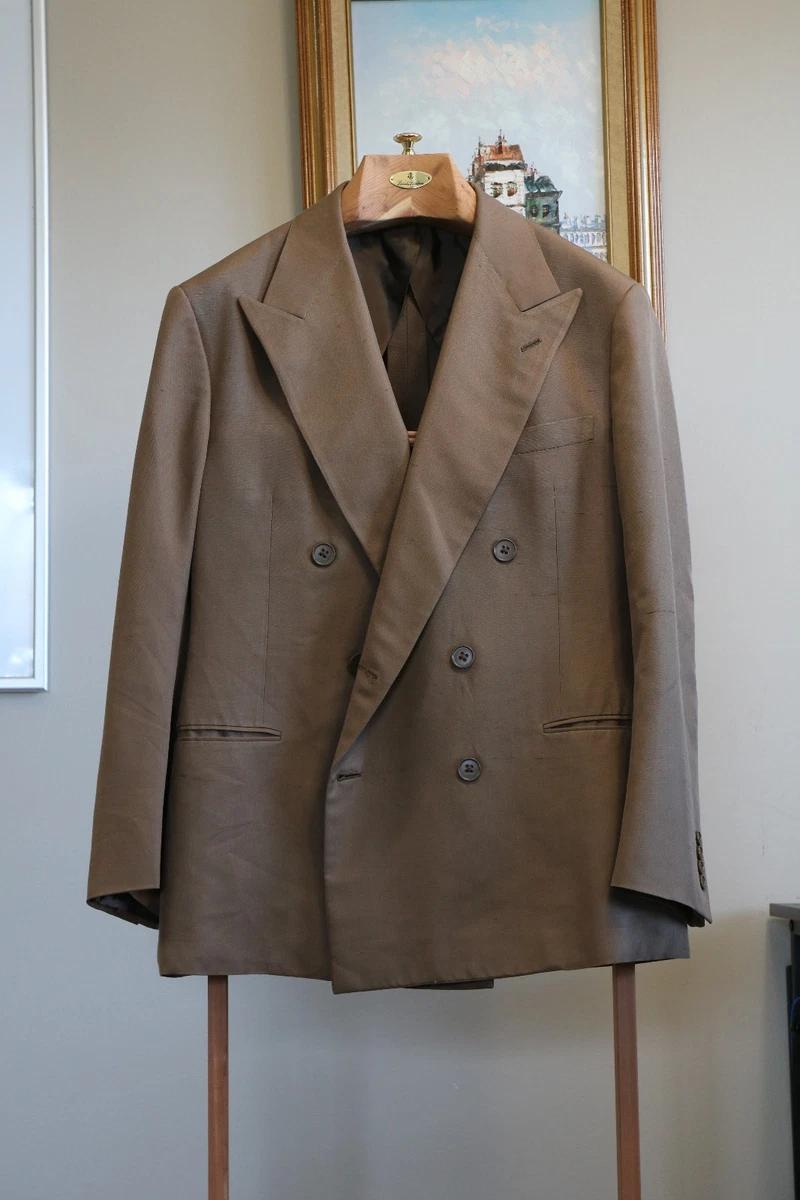 Ralph Lauren Purple Label Double-Breasted Solid Suits & Blazers