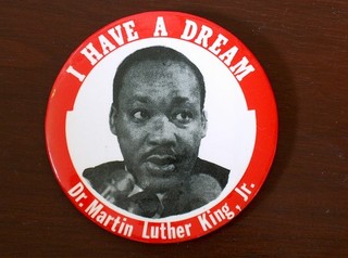 campaign pin pinback button political badge election LOCAL ADVERTISING 3.5"