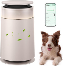   HEPA Air Purifier with Self-Cleaning Pet Hair, Suck up Floating Cat Dog Hair D