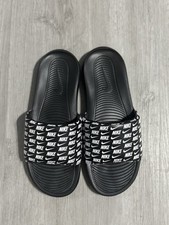 Men's Nike Victori One Printed Slide Athletic Sandals, CN9678 006 M Sz 14 Black/