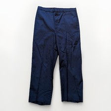 Defense Logistics US Navy Men's Blue Trousers 35R Wool Blend 38L USN Sailor Pant