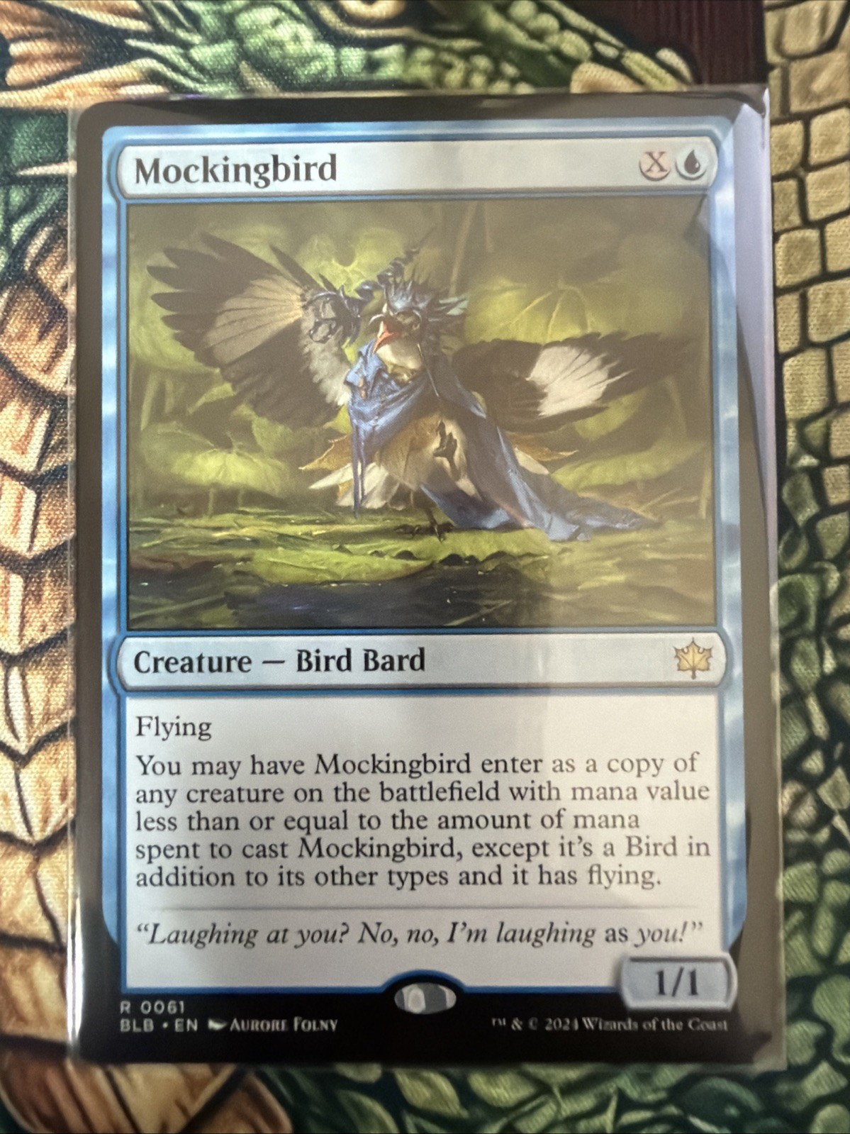 MTG Mockingbird Near Mint Pack Fresh Double Sleeved Never Played