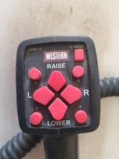 Working Western Handheld Controller Snow Plow 4 Pin 96500 Fleet Flex Multiplex V