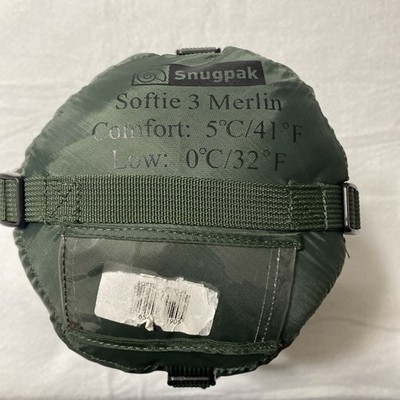 Snugpak S3 Softie 3 Merlin Sleeping Bag Olive Green