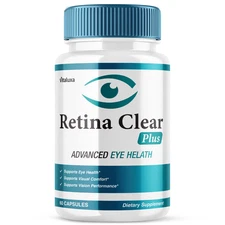 Retina Clear Vision Support Supplement, Eye Health Formula (60 Capsules)