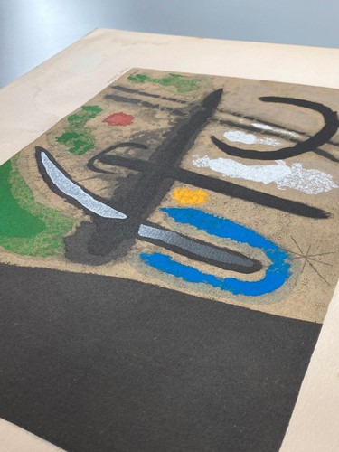 * GRAFIK JOAN MIRÓ VOGEL EDITION EURO ART LIMITIERT LITHOGRAFIE - Picture 12 of 16