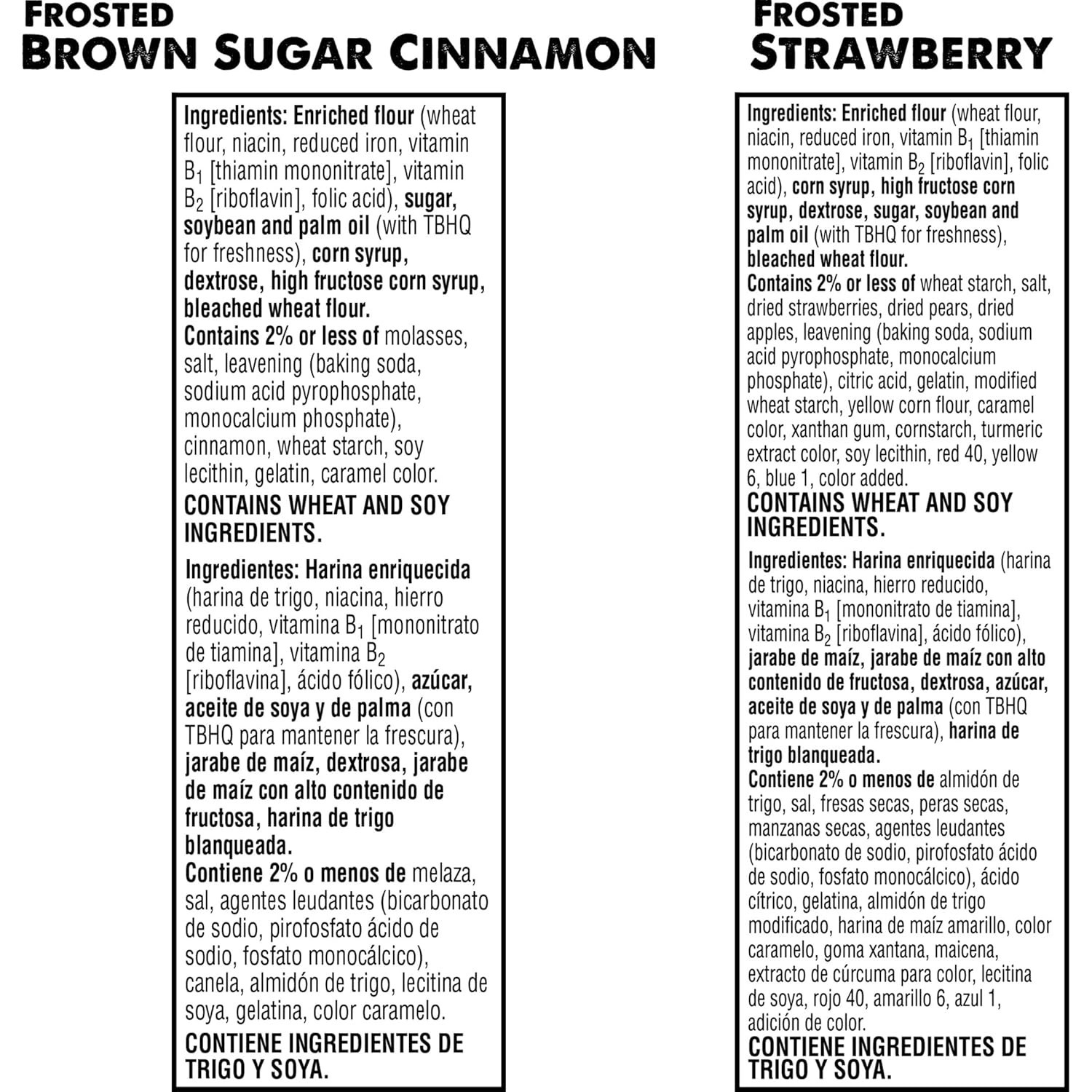 54.1oz Toaster Pastries Variety Pack - Frosted Strawberry & Brown Sugar Cinnamon