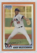 2010 Bowman Chrome USA Team Orange Refractor /25 Asher Wojciechowski u6m