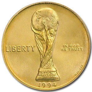 1994-W Gold $5 Commem World Cup MS-70 PCGS - Image 2 of 3