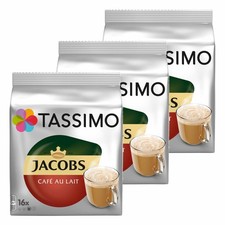 TASSIMO JACOBS Café au Lait CAPSULE Café moulu torréfié 48 T-DISCS