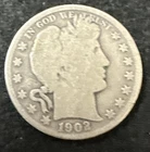 1902 P Barber Half Good