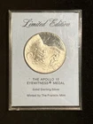 Sterling Silver Franklin Mint Apollo 15 Eyewitness Medal Limited Edition
