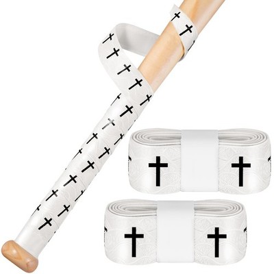 4 Pcs Cross Baseball Bat Grip Tapes,1.5mm Non-Slip Softball Bat Wrap Tape,Ful...