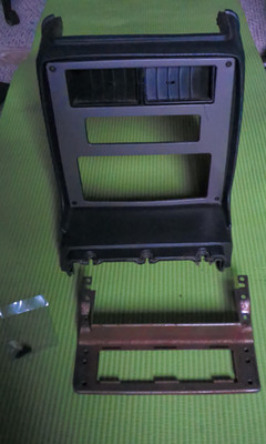 Pontiac Fiero GT Radio Dash Bezel Surround Black with Faceplate and Bracket