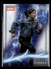 2025 Topps Chrome Marvel Phase Four Refractor #131 America Chavez