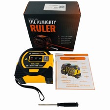 2025 New The Almighty Ruler Almighty Tools Tape Measure 3 in 1 Rangefinder Ta...