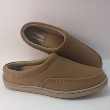 My Pillow Women's My Slippers Leather Lined Slip On Tan Size 9 Model 74472-05