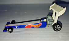 1992 Hot Wheels Blue & White Top Fuel Dragster Drag Racing Car 1:64 Diecast