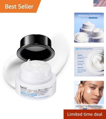 Korean Peptide Moisturizer: Lightweight Cream for 48 Hours of Intense Hydration