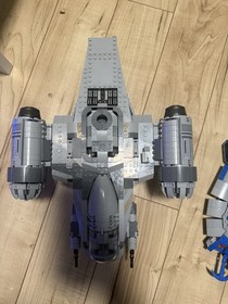 Star Wars Lego Lot Of 2 Rare Sets 75292 Razor Crest And  9499 Gungan Sub