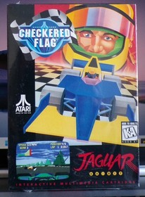 Checkered Flag Atari Jaguar 1994 New Factory Sealed Authentic Mint Condition